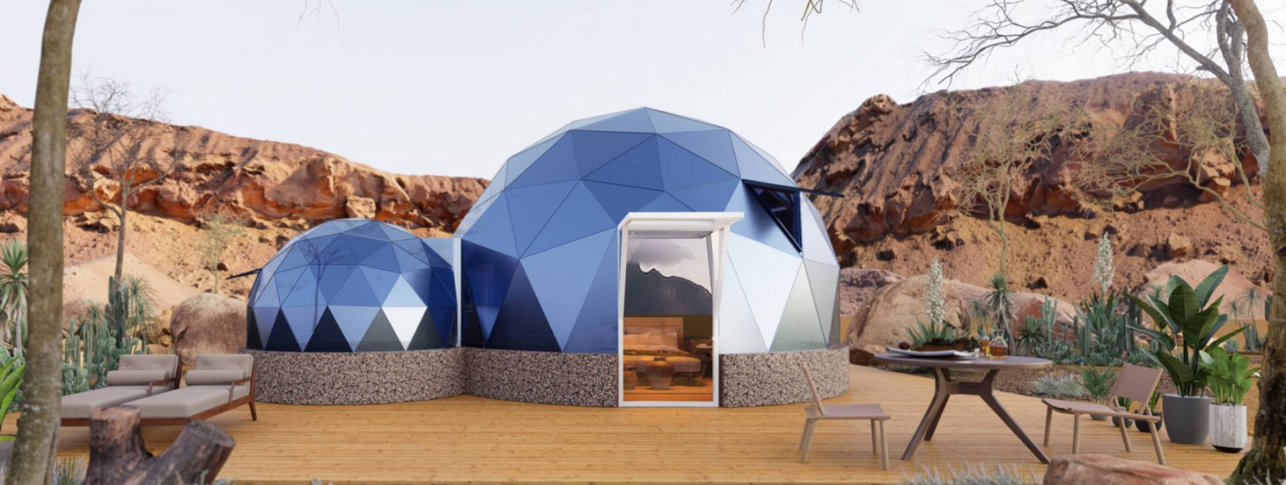 岱山县球形智能光伏玻璃星空房